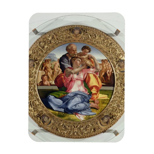 Magnet Flexible Sainte Famille avec Saint Jean (Doni Tondo), 1504- (Vertical)