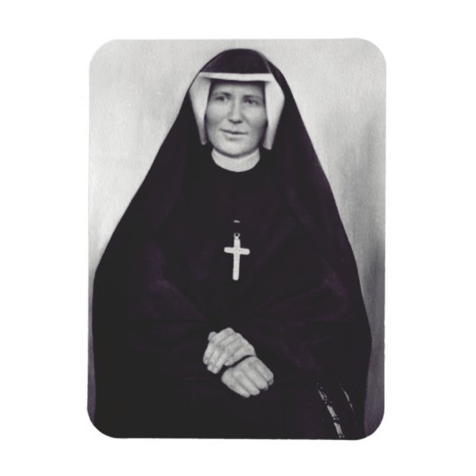 Magnet Flexible Sainte Faustine Kowalska Apôtre de la Miséricorde (Vertical)