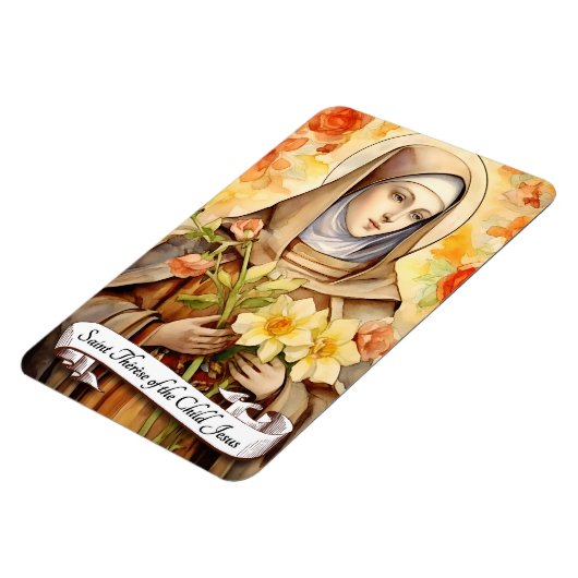 Magnet Flexible Sainte Thérèse de l'Enfant Jésus (Côté Gauche)