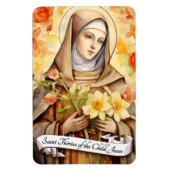 Magnet Flexible Sainte Thérèse de l'Enfant Jésus (Vertical)