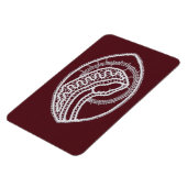 Magnet Flexible Sainte Vierge Marie, dentelle (Côté Gauche)