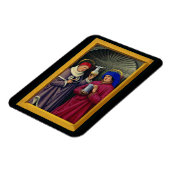 Magnet Flexible Saints Cosmas et Damian par Jean Bourdichon (Côté Gauche)