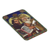 Magnet Flexible Saints Cyrille et Méthode Patrons de l'Europe (Côté Droit)