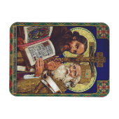 Magnet Flexible Saints Cyrille et Méthode Patrons de l'Europe (Horizontal)