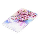Magnet Flexible Sakura rose sur la peinture Arrière - plan (Côté Gauche)