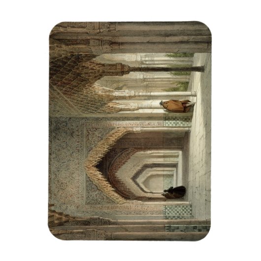 Magnet Flexible Salle de la Cour de l'Alhambra, Grenade, 1853 (écl (Vertical)
