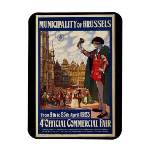 Magnet Flexible Salon commercial vintage Bruxelles