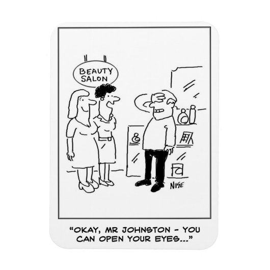 Magnet Flexible Salon de beauté Surprise (Vertical)