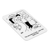 Magnet Flexible Salon de beauté - votre temps commence... maintena (Côté Droit)