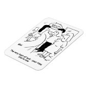 Magnet Flexible Salon de beauté - votre temps commence... maintena (Côté Gauche)