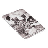 Magnet Flexible Salon de coiffure rétro (Côté Droit)