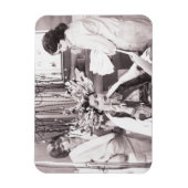 Magnet Flexible Salon de coiffure rétro (Vertical)