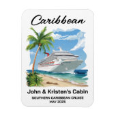 Magnet Flexible Salon de navigation de croisière tropicale des Car (Vertical)