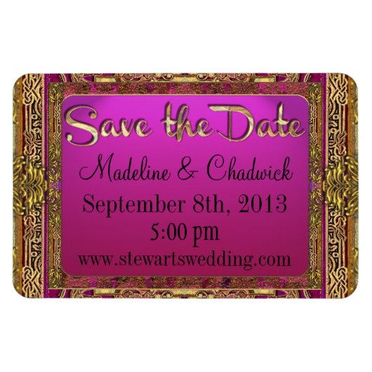 Magnet Flexible Salsbury Royale Enregistrer la date 4"x6" (Horizontal)