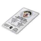 Magnet Flexible Salubrité des aliments pour animaux de compagnie A (Côté Gauche)