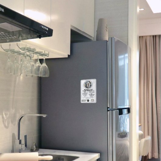 Magnet Flexible Salubrité des aliments pour animaux de compagnie A