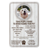 Magnet Flexible Salubrité des aliments pour animaux de compagnie A (Vertical)