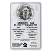 Magnet Flexible Salubrité des aliments pour animaux de compagnie P (Vertical)