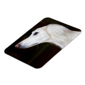 Magnet Flexible Saluki se lève (Côté Gauche)