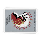 Magnet Flexible Salut Au Monde (Horizontal)