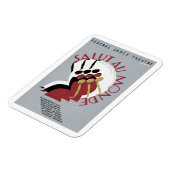Magnet Flexible Salut Au Monde (Côté Gauche)
