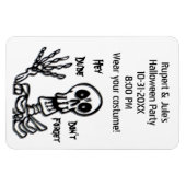 Magnet Flexible Salut, Dude Skeleton (Horizontal)