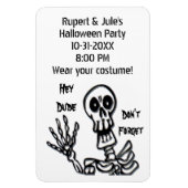 Magnet Flexible Salut, Dude Skeleton (Vertical)