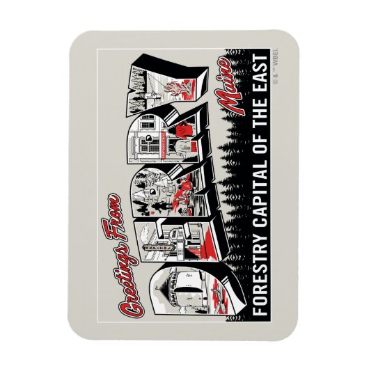 Magnet Flexible Salutation De Derry Maine (Vertical)