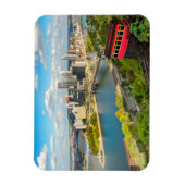 Magnet Flexible Salutation De Pittsburgh PA Holiday (Vertical)