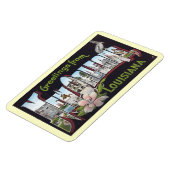 Magnet Flexible Salutations de la Nouvelle-Orléans, Louisiana Vint (Côté Gauche)