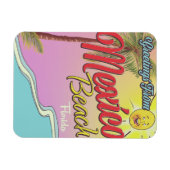 Magnet Flexible Salutations de Mexico Beach Floride (Horizontal)