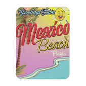 Magnet Flexible Salutations de Mexico Beach Floride (Vertical)