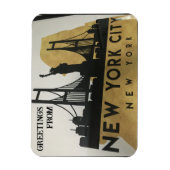 Magnet Flexible Salutations de New York (Vertical)