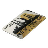 Magnet Flexible Salutations de New York (Côté Gauche)
