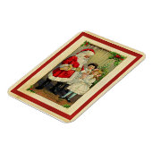 Magnet Flexible Salutations de Noël à Père Noël (Côté Gauche)