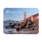 Magnet Flexible Salutations de San Francisco (Horizontal)
