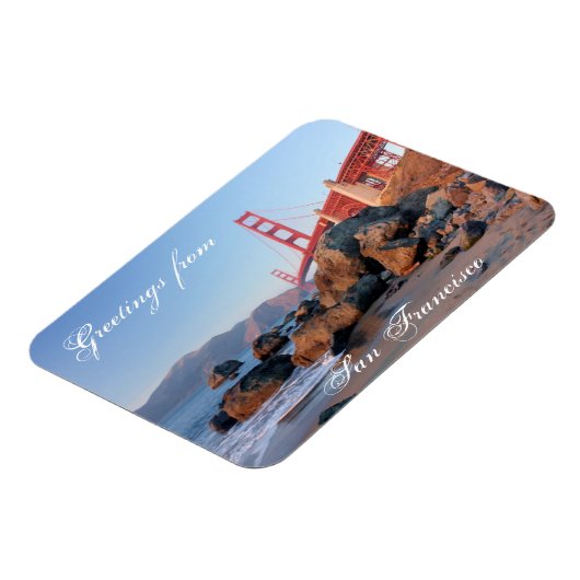 Magnet Flexible Salutations de San Francisco (Côté Gauche)
