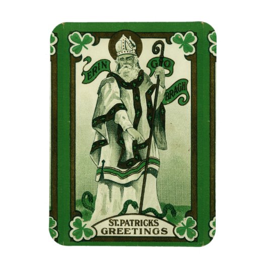 Magnet Flexible Salutations de St. Patrick (Erin Go Braugh) (Vertical)