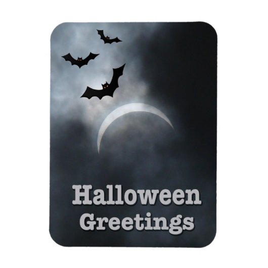Magnet Flexible Salutations d'Halloween éffrayante Eclipse (Vertical)