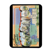 Magnet Flexible Salutations sur l'affiche du Colorado_Vintage voya (Vertical)