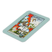 Magnet Flexible Salutations vintages de Idaho (Côté Gauche)