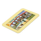 Magnet Flexible Salutations vintages de l'Arizona (Côté Gauche)