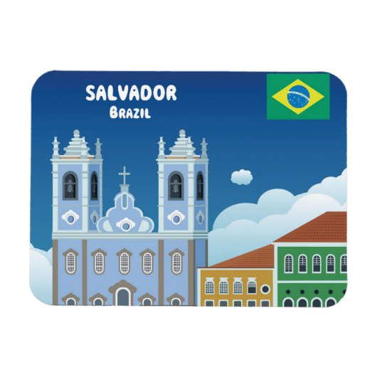 Magnet Flexible Salvador Brésil (Horizontal)
