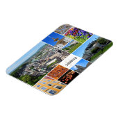 Magnet Flexible Salzbourg Autriche Europe Collage Cuisine (Côté Gauche)