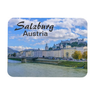 Magnet Flexible Salzbourg Ville célèbre en Autriche Souvenir