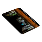 Magnet Flexible Samarkand, Ouzbékistan - carré Registan la nuit (Côté Droit)