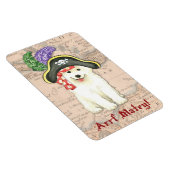 Magnet Flexible Samoyed Pirate (Côté Droit)