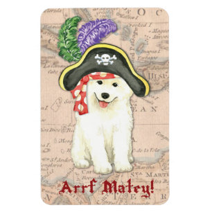 Magnet Flexible Samoyed Pirate