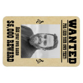 Magnet Flexible S'AMUSER AJOUTER VOTRE VISAGE, TEXTE cowboy a voul (Horizontal)