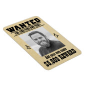 Magnet Flexible S'AMUSER AJOUTER VOTRE VISAGE, TEXTE cowboy a voul (Côté Droit)